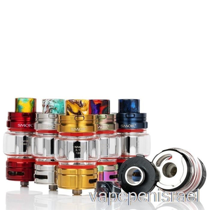 חד פעמי Vape Israel Smok Tfv16 Mesh Sub-ohm מיכל אדום